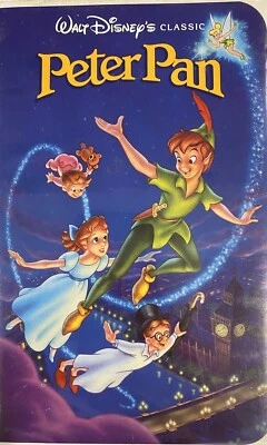 Walt Disney's Classic Peter Pan - Black Diamond Edition (clamshell VHS, 1990) Foto 1 de 4