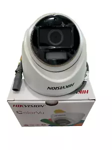 Hikvision 5MP 3K ColorVu Turret Camera DS-2CE76K0T-LMFS 2.8mm WDR IP67 W/Audio - Picture 1 of 1
