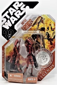 Star Wars 30th Anniversary Red Battle Droid Actionfiguren mit Münze - SW5 - Bild 1 von 6