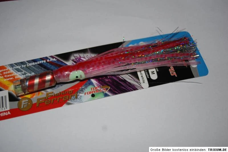 Big Game Tintenfisch Jig Octopus Dorsch Seelachs Rose - Bild 1 von 1