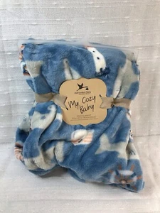 Adirondack My Cozy Baby Manta Tiburones Faro Azul Infantil Náutico Niños NUEVO - Imagen 1 de 9