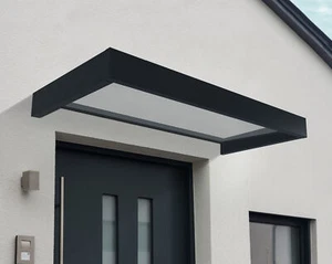Toldo puerta delantera 215x95cm protección contra la intemperie Sophia - Imagen 1 de 17