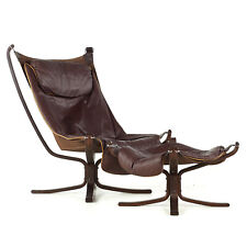 Sigurd Ressell for Vatne Mobler Falcon Chair with Ottoman