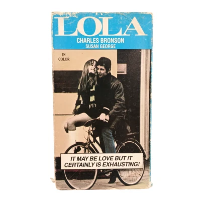 Vintage Lola - Charles Bronson and Susan George Movie VHS Tape in Color Tested Foto 1 de 4