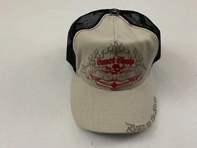 Sombrero de Camionero Ajustable Vintage SMET por Christian Audigier Beige Talla Única Foto 1 de 4