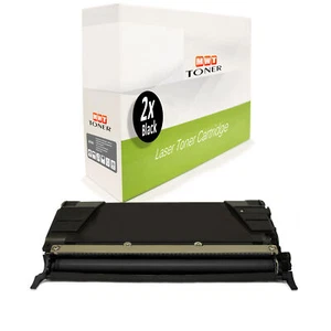 2x Cartridge Black F R Lexmark - Zdjęcie 1 z 3