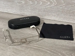 Guess GU 1731 J14 Gunmetal 53MM Full Rim Eyeglasses Frames w/Hard Case 53-17-140 - Picture 1 of 18