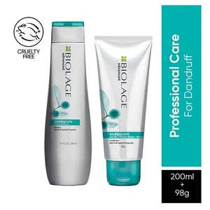 Biolage Scalppure Anti-Dandruff Shampoo and Conditioner Combo - 200ml + 98g - Picture 1 of 8