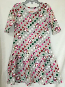 New JoJo Siwa Unicorn Soft Play Dress Girls Gray Stars many sizes - Picture 1 of 2