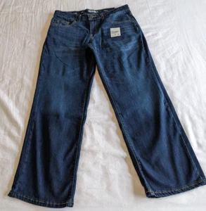 SONOMA BOYS FLEXWEAR JEANS SIZE 10 HUSKY LOOSE FIT STRAIGHT LEG MEDIUM WASH NWT - Picture 1 of 11