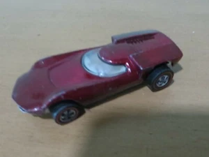 1968 RED LINES HOT WHEELS TURBO FIRE MATTEL INC PURPLE COLOR - Picture 1 of 10