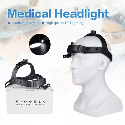Diadema quirúrgica Micare Dental 3W faro integrado brillo ajustable CE Foto 1 de 4