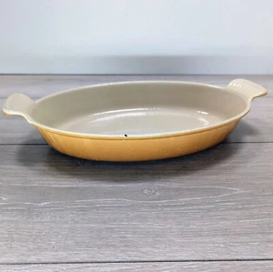 Le Creuset Gusseisen ovaler Gratinbräter 28 cm braun - Bild 1 von 6