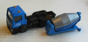 Majorette MAN TGS Betonmischer LKW blau/grau Fahrmischer Truck für Bastler!!! - Picture 1 of 6
