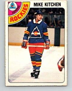 (HCW) 1978-79 O-Pee-Chee #338 Mike Kitchen NHL  Rockies 8637