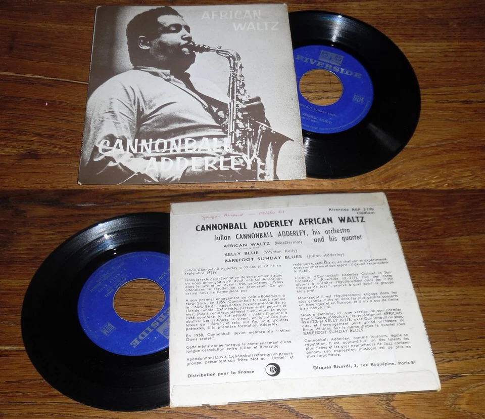 Cannonball Adderley – African Waltz French EP Riverside Soul Jazz 61' - Photo 1/1