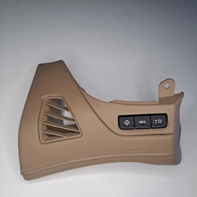 OEM GM 2015-2019 Cadillac Escalade beige tostado panel de tablero ventilación superior 84384233 Foto 1 de 4