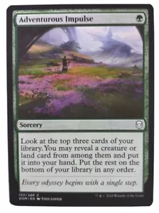 "Tarjeta Dominaria Magic The Gathering ""impulso aventurero"" 153/269 ¡GRATIS ENVÍO Y ENVÍO!¡! - Imagen 1 de 3