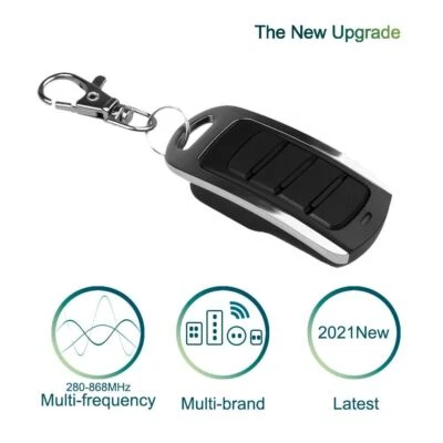 287-868 Mhz Universal Funk Fernbedienung Garagentor Alarmanlage Handsender XS - Bild 1 von 4