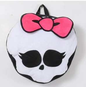 Monster High NWT Skull Shape Skullette Plush 12”Backpack Bag RARE Y2K - Picture 1 of 8