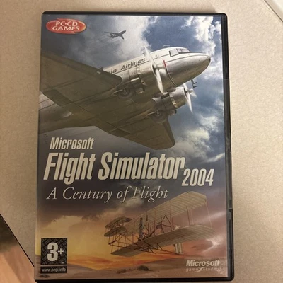 Microsoft flight simulator 2004: A Century of Flight PC - manual and 4 disc - Image 1 of 3