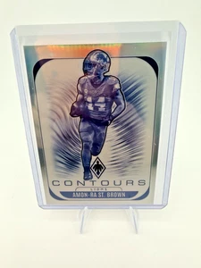 2025 Panini Phoenix Football - Amon-Ra St. Brown Contours #11 Detroit Lions - Picture 1 of 2