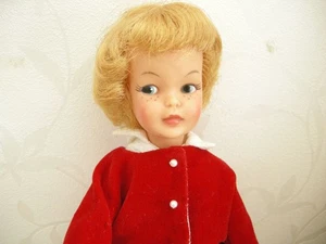Vintage Ideal Pepper Doll 1960s Red Suit & Accessories - Picture 1 of 10