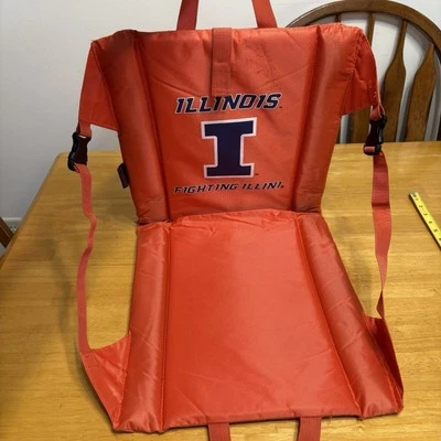 伊利诺伊大学格斗伊利尼体育场座椅靠垫折叠标志 F5 — 第 1/4 张图片