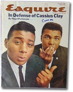 Muhammad Ali Autographed 1966 Esquire Magazine Cassius Clay Signature JSA Z68857 - Picture 1 of 4