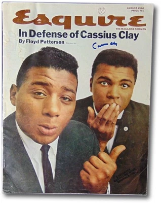 Muhammad Ali Autographed 1966 Esquire Magazine Cassius Clay Signature JSA Z68857 - Image 1 of 4
