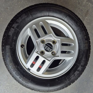 Brand New Original Vauxhall NOVA GSI 3 SPOKE ALLOY WHEEL 14" MICHELIN MXV2 TYRE - Picture 1 of 8