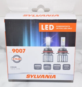 Sylvania 9007 LED Powersport or Fog Use Headlight Bulbs - 2 Pack - 9007SL.BX2 - Picture 1 of 13