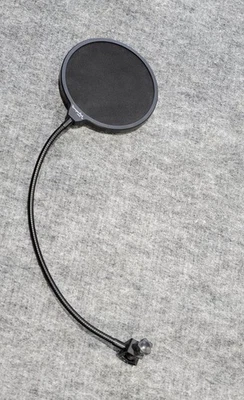 Dragonpad 6» микрофон студии поп фильтр, зажим черный, подержанный хорошее состояние товара - Изображение 1 из 4