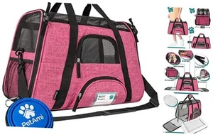 Airline Approved Pet Carrier for Cat, Soft Sided Dog Carrier for Small Dog, - Picture 1 of 7