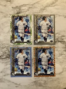 AUSTIN WELLS 4 CARD 2025 Topps Holiday Lot| Metallic,Lt Blue,Gold Lights, Advent - Picture 1 of 2
