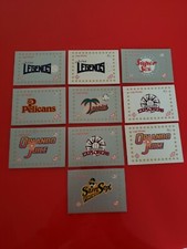 (10) Pacific SPBA Senior League Florida Team Logo Stickers Cards St. Lucie
