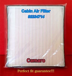 PREMIUM Cabin Air Filter C46126 for 2010 - 2015 CHEVROLET CHEVY Camaro CF11667 - Picture 1 of 2