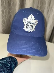 Adidas Toronto Maple Leafs Navy Blue with White embroidery Strap w Buckle Cotton - Picture 1 of 11