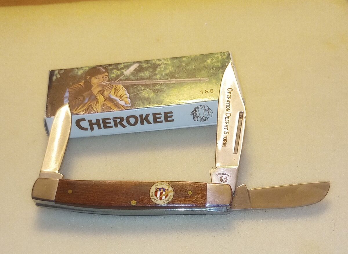 Cherokee Knife In Collectible Vintage Factory Manufactured Cherokee Knife In Collectible Vintage Factory Manufactured