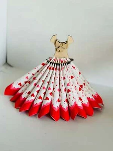 VESTIDO con soporte para servilleta 9"" de alto - Imagen 1 de 3