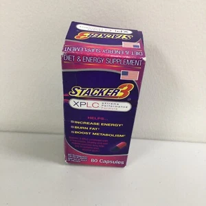 Stacker 3 XPLC Body Fat Burner and Metabolism Boosting 80 capsules - Picture 1 of 4