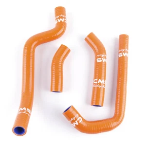 Silicone Radiator Hose for 2008-2012 KTM 450XC 525XC 450 525 XC 525XV Orange - Picture 1 of 12