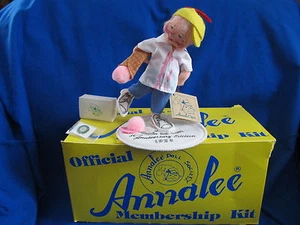 1993 Annalee Doll Society 7" Ice Cream Logo Kid Membership Kit MADE in USA - Picture 1 of 9