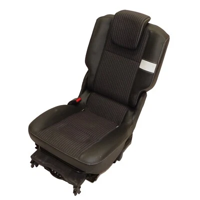 Sitz 2. Reihe links Renault Grand Scenic III Rücksitz Teilleder schwarz - Bild 1 von 4