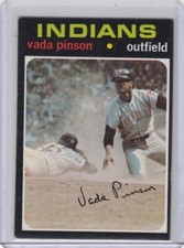 1971 Topps Baseball Card #275 Vada Pinson Cleveland Indians - ExMt