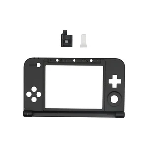 Bisagra de repuesto para Nintendo 3DS XL negra inferior media carcasa con bloqueo - Imagen 1 de 3