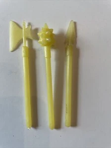 VTG Tonga Leopard Man BlackStar 1983 Weapons Accessories Axe Mace Filmation Toy - Picture 1 of 2