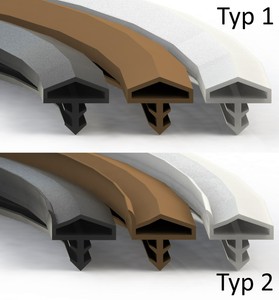 Türdichtung Zimmertürdichtung Gummidichtung Tür Fenster 0,80€/Meter Montagevideo