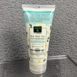 Earth Therapeutics Tea Tree Oil Foot Repair Balm 6 oz/177 mL Aloe Vera Chamomile - Picture 1 of 3