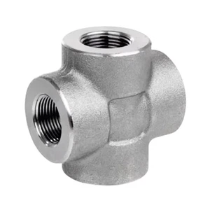 CROSS 1/2" NPT Class 6000 Forged 316 Stainless Steel Pipe Fitting, High Pressure - Picture 1 of 8